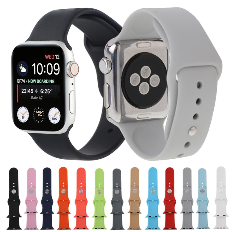 Sandsberg | Für Apple Watch Sport 38mm Hochleistungs-Rubber Sport-Armband mit Pin-und-Tuck-Verschluss (Blau)