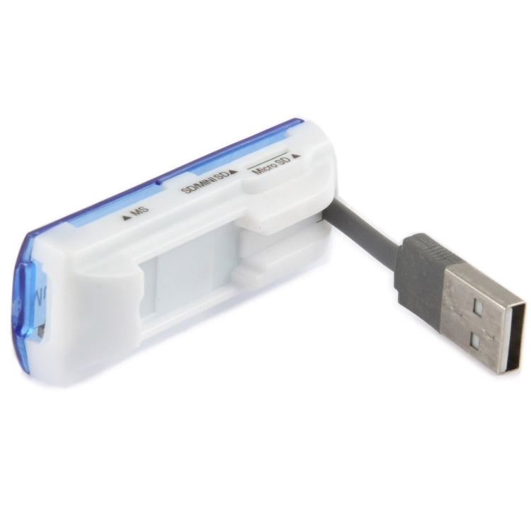 Sandsberg | 20 PCS USB 2.0 Multi-Kartenleser, Unterstützung für SD / MMC, MS, TF, M2 Karte, Zufällige Farbzusammenstellung