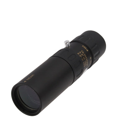 Sandsberg | 10-30 x 25mm Telescope Monokular für Rucksackreisen / Wandern (Schwarz)