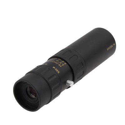 Sandsberg | 10-30 x 25mm Telescope Monokular für Rucksackreisen / Wandern (Schwarz)