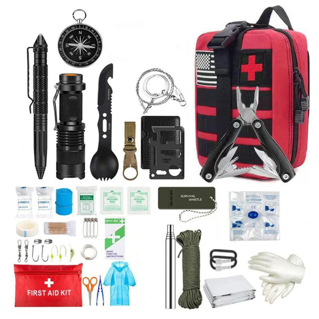 Survival Erste-Hilfe-Set Molle Tasche Outdoor-Ausrüstung Notfall-Kits Trauma-Tasche Für Camping Jagd Abenteuer Survival-Set