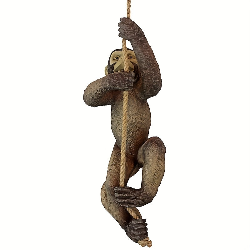 Hängeaffen-Babyäffchen Statue