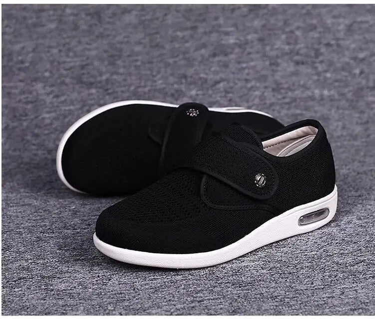 Orthopädie Schuhe für breite Füße geschwollen Daumen Eversion Einstellung weich Diabetiker Mama und Papa