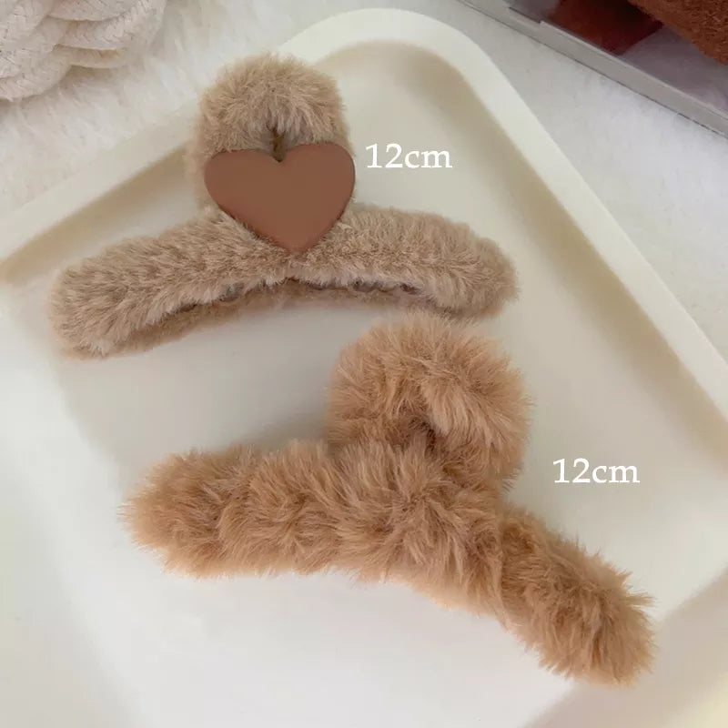 Kopfbedeckung Set Neue Damenmode Krallenclip Kaffee Schwarz Acryl Große Haarklammer Koreanisch Für Mädchen Clip Barrette Haarschmuck