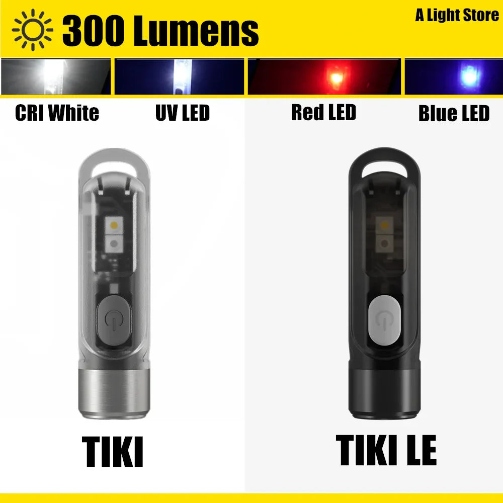 Original NITECORE TIKI LE 300 Lumen MINI Schlüsselbund EDC Taschenlampe
