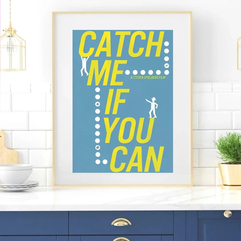 Film Catch Me If You Can Poster Zuhause Zimmerdekoration Wohnzimmer Schlafzimmer Ästhetische Kunst Wandmalerei Aufkleber