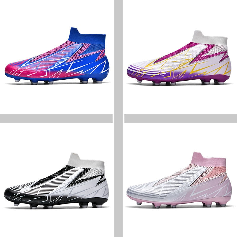 Fußballschuhe ohne Schnürsenkel Professionelle Fußballschuhe Herren Atmungsaktive Fußballschuhe Rutschfest Outdoor Training