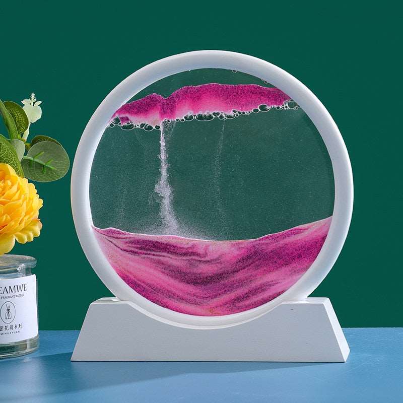 Bewegte 3D-Sandkunst