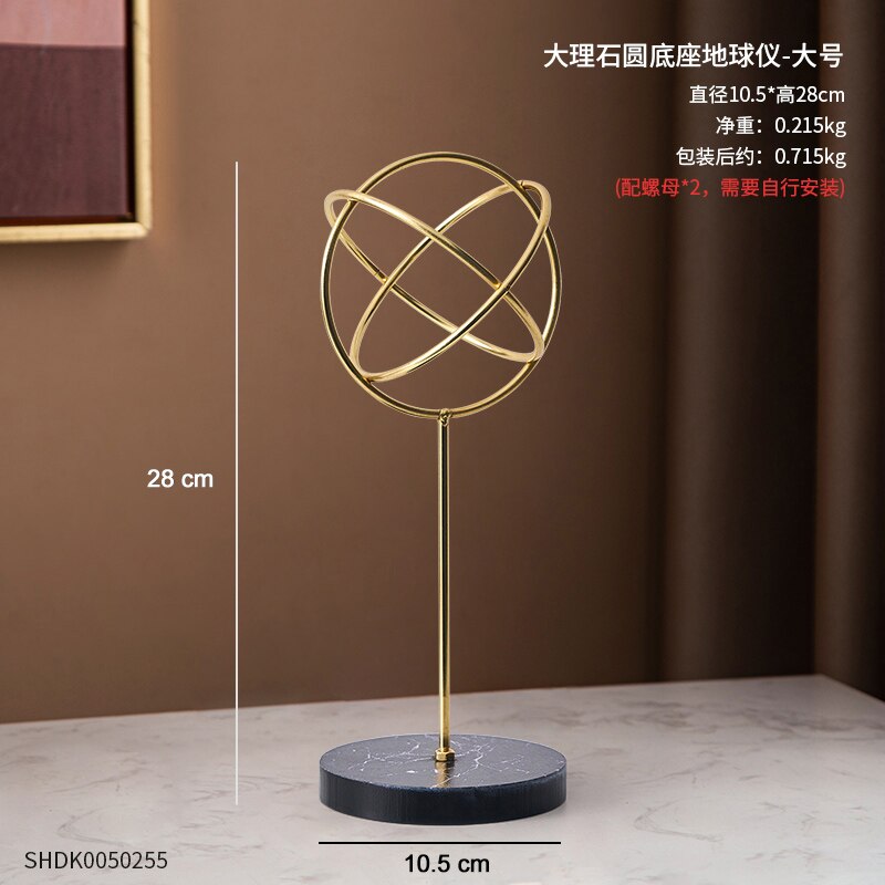 Goldene dekorative Tierstatue