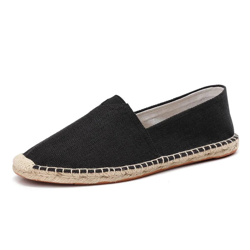 Frühling Sommer Damen Freizeit Schuhe Flach Damen Slip-On Stoffschuhe Atmungsaktiv