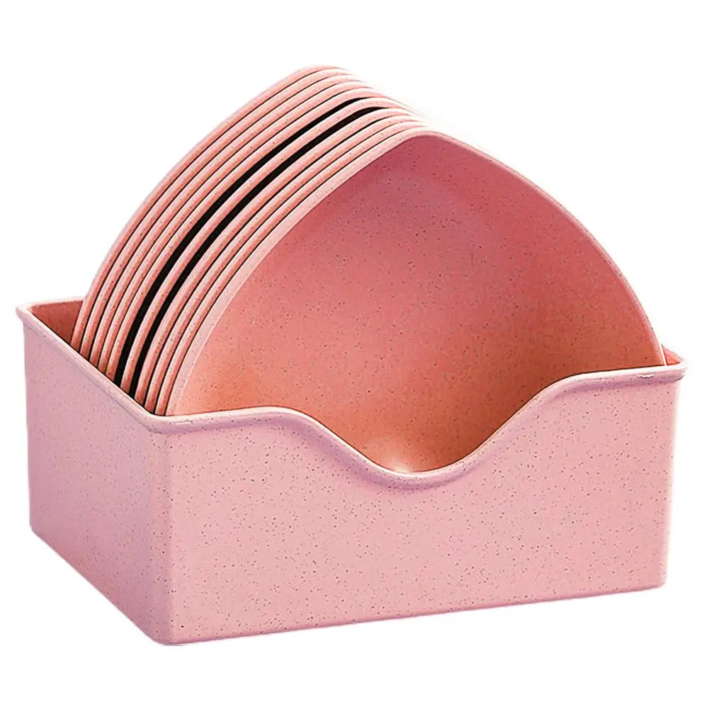 Herzförmige Snackteller Set