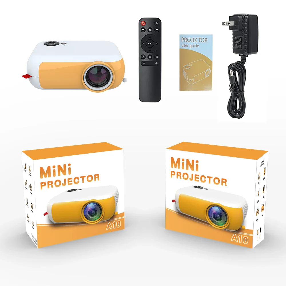 Sandsberg | A10 LED Mini 3D Projektor 4K 1080P Heimkino HDMI Smart TV