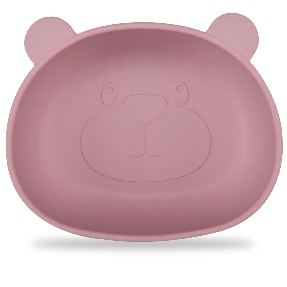 BPA-freie Silikon Panda Baby Geschirr Set