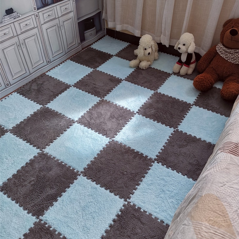 Four Seasons Universal Wildleder Bodenmatte Nähte Schlafzimmer Wand-zu-Wand Teppichboden Nachttisch Prinzessin Zimmer Teppich Teetisch Tatami