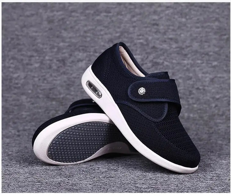 Orthopädie Schuhe für breite Füße geschwollen Daumen Eversion Einstellung weich Diabetiker Mama und Papa