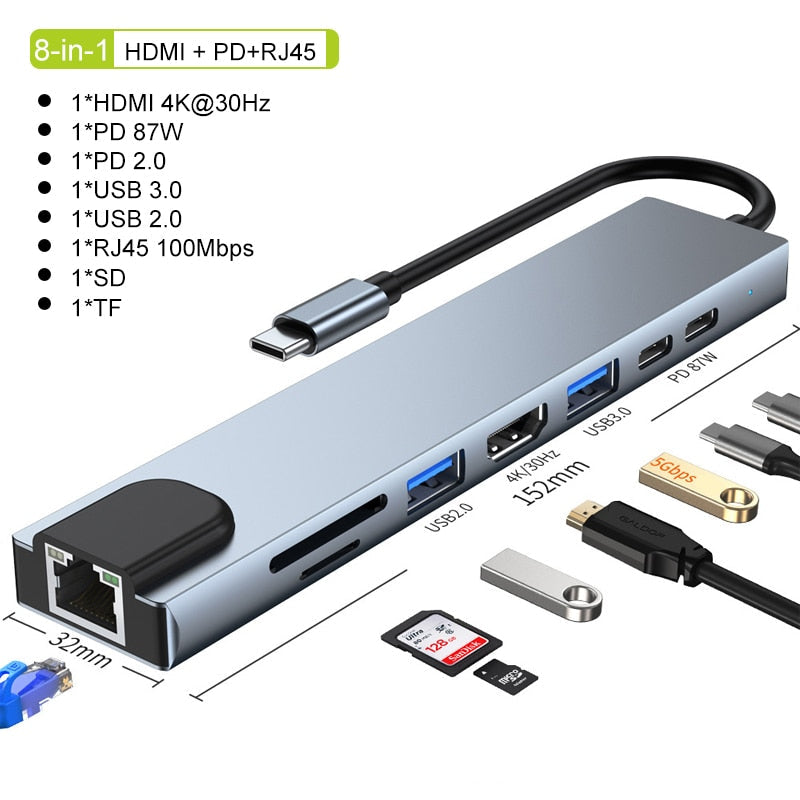 Thunderbolt Station Laptop-Adapter