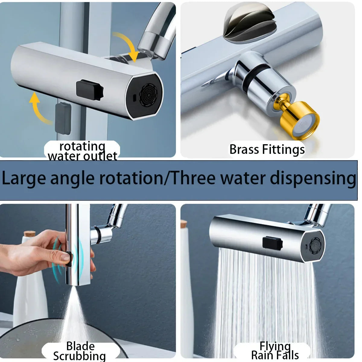 Universeller Wasserfall-Wasserhahn