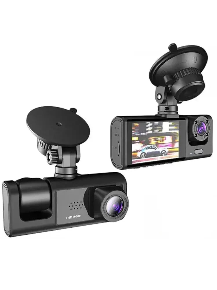 Sandsberg | 3-Kanal 1080P Dashcam mit Triple-Objektiv & Innenaufzeichnung