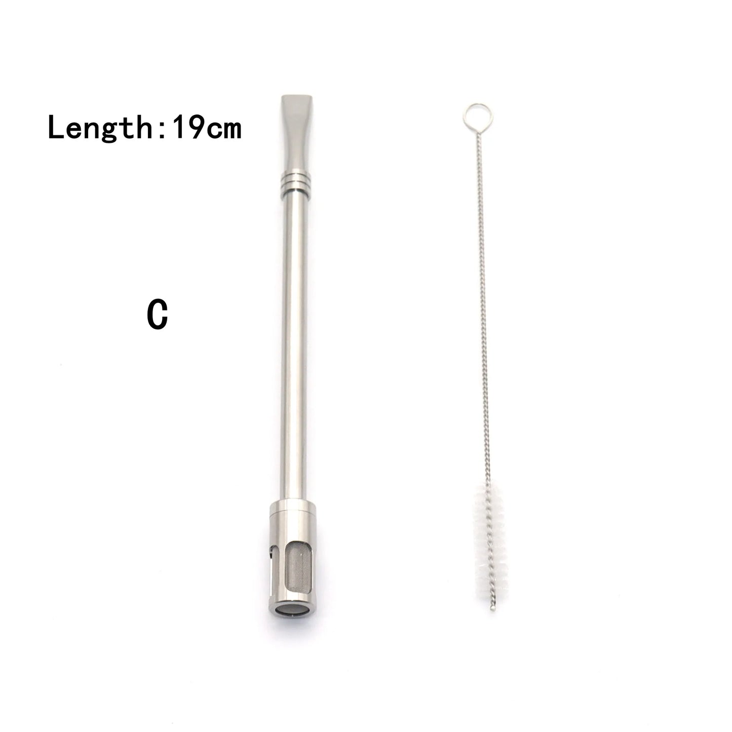 2PCS Tee Tasse Stroh Löffel Set Edelstahl 304 Argentinien Yerba Mate Kaffee Milch Trinken Calabash Isolierte Holzmaserung Tassen