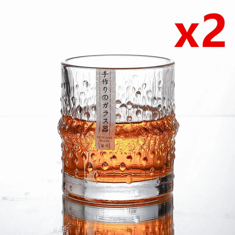 Erleben Sie die Eleganz der Natur mit den japanischen Stil Bambus Joint Old Fashioned Whiskygläsern