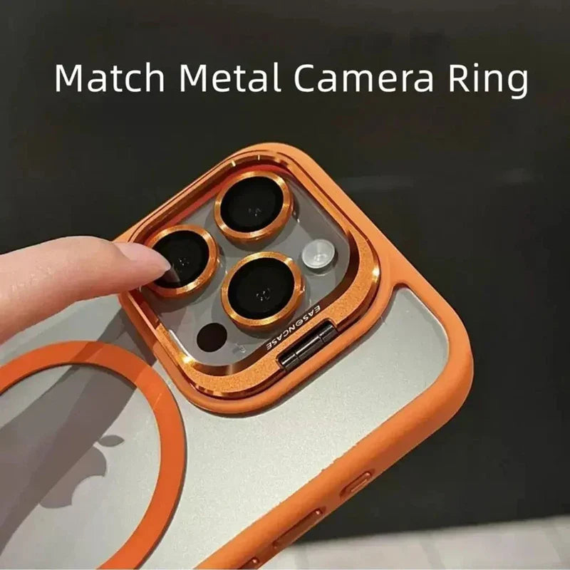 Sandsberg | Magnetische Magsafe Handyhülle Ständer Glaslinsenschutz Abdeckung