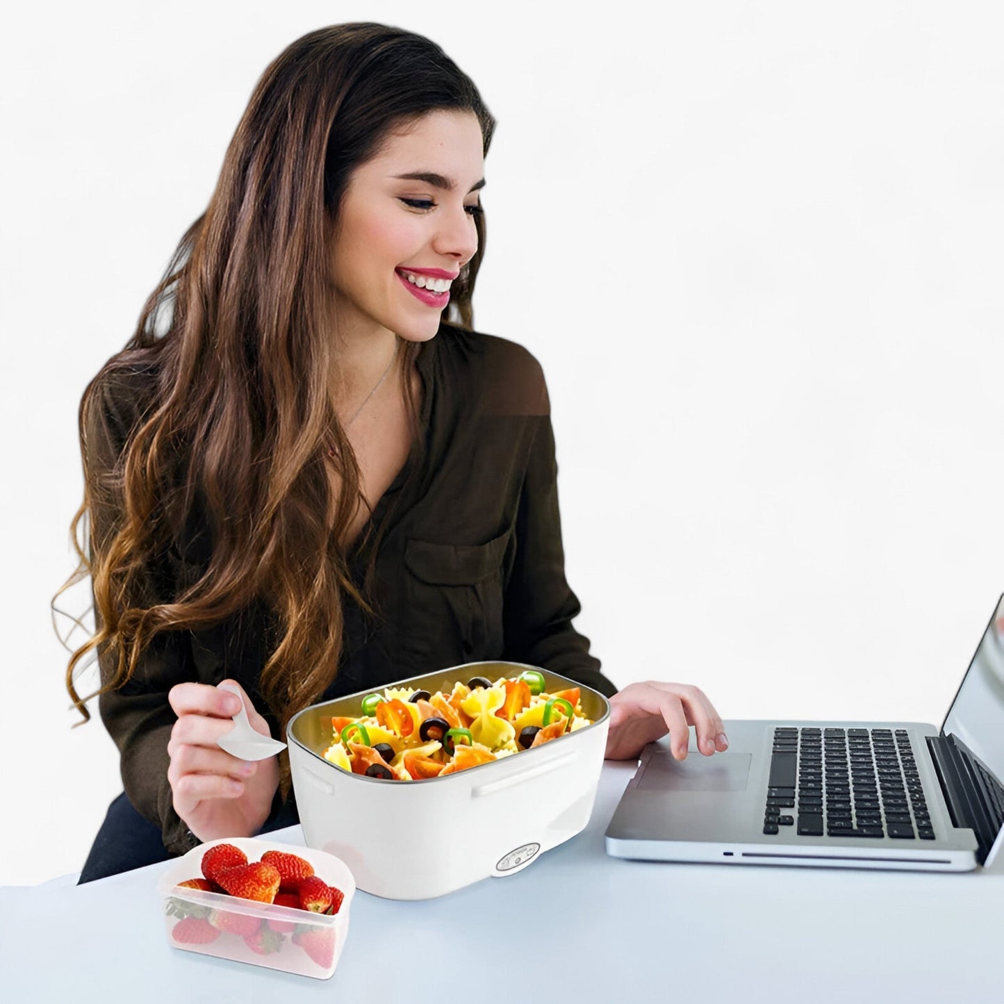 Elektrische Lunchbox - Tragbarer Lebensmittelwärmer für Büro und Schule