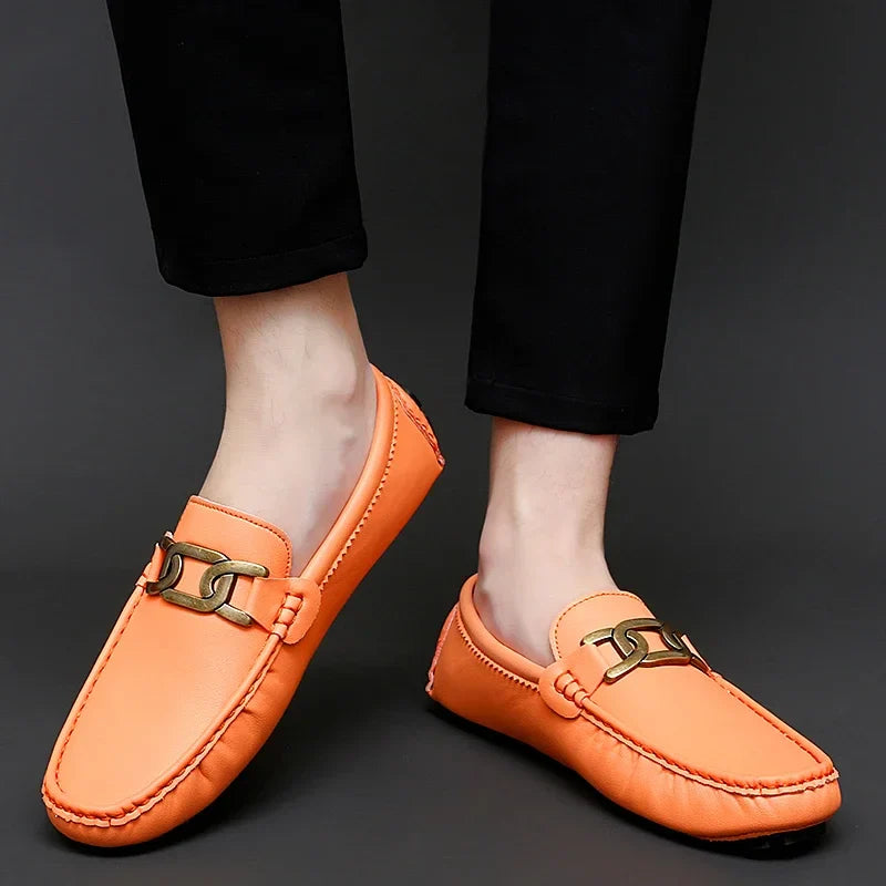Herren Freizeit Schuhe Atmungsaktive Slipper Sneaker Flach Handgemacht Retro Freizeit Slipper