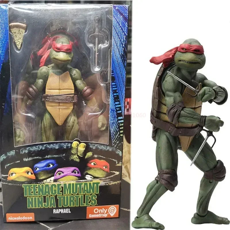 Ninja Turtle Anime Figur Neca 1990 Filmversion Limitierte Edition Actionfigur Modell PVC Statue Sammlungen Geschenke Für Kinder
