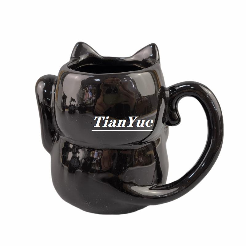 Maneki Neko Skelett Becher