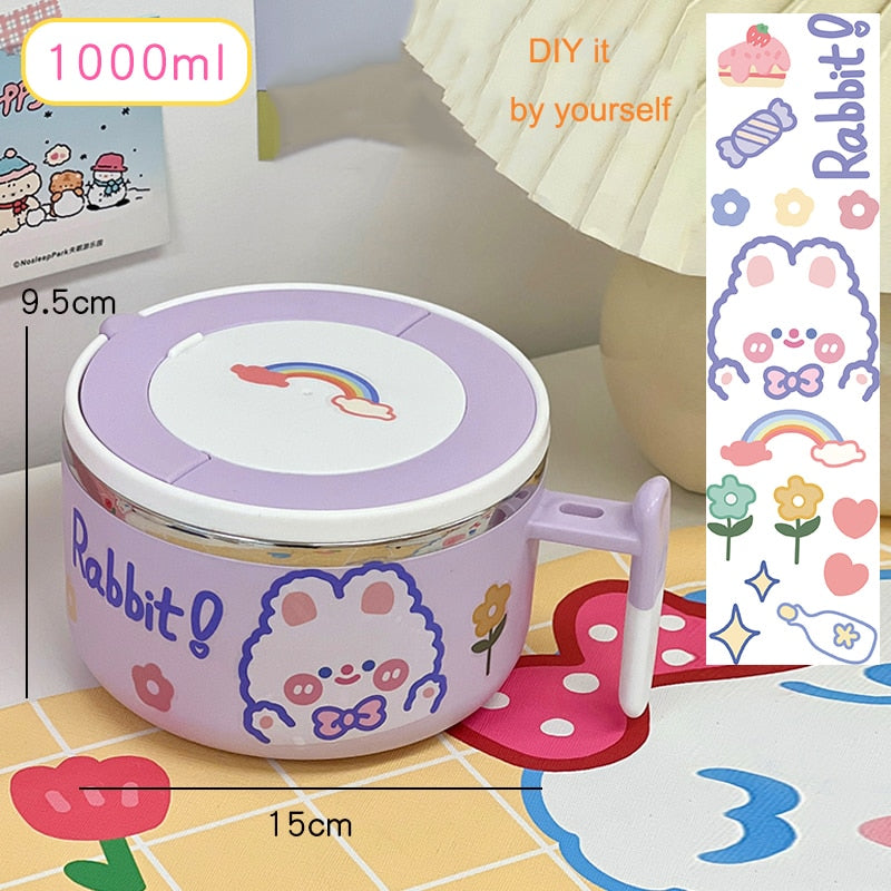 Bunny Ramen Schüssel mit Deckel