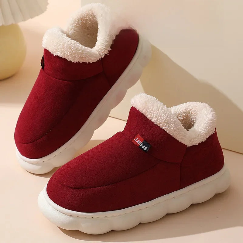 Winter Warme Dicke Pantoffeln | Komfortable Indoor Hausschuhe