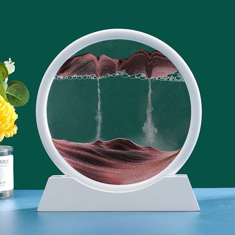 Bewegte 3D-Sandkunst