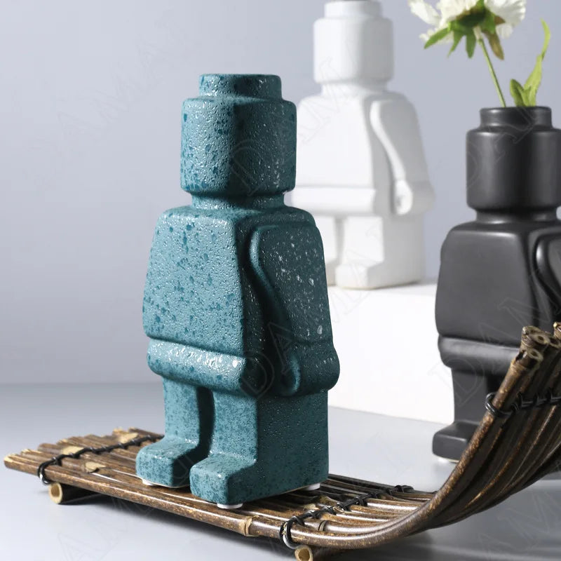 Keramische Roboter Vase