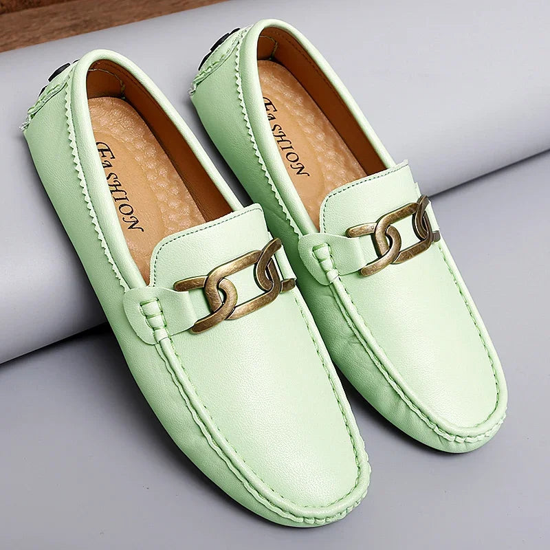 Herren Freizeit Schuhe Atmungsaktive Slipper Sneaker Flach Handgemacht Retro Freizeit Slipper