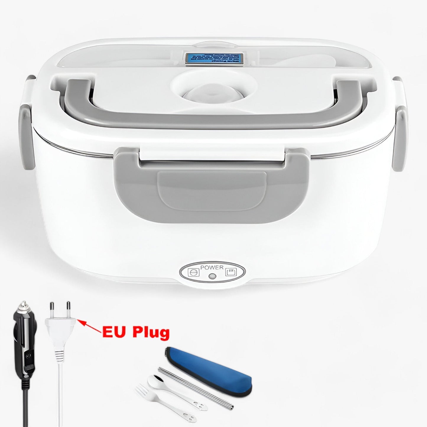 Elektrische Lunchbox - Tragbarer Lebensmittelwärmer für Büro und Schule