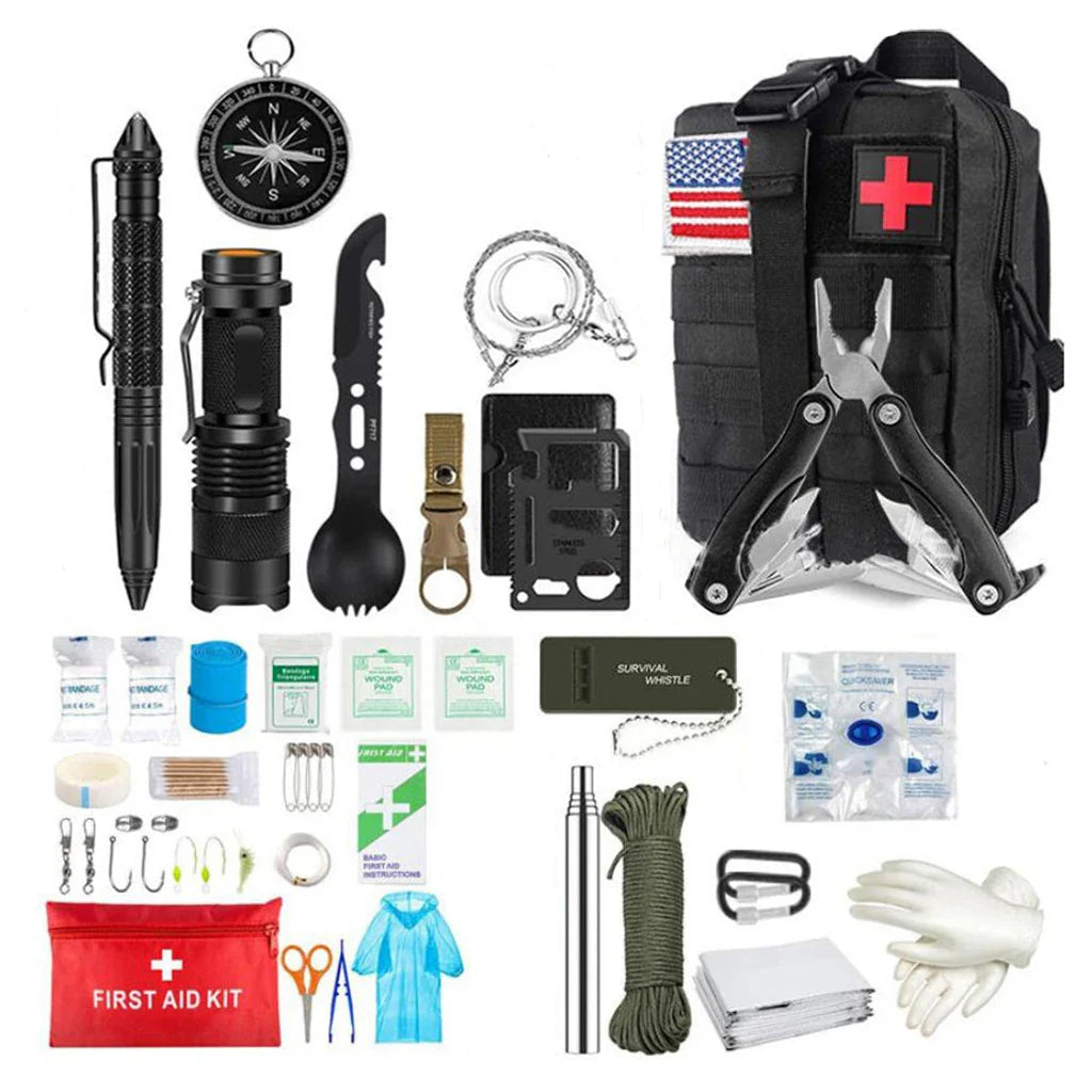 Survival Erste-Hilfe-Set Molle Tasche Outdoor-Ausrüstung Notfall-Kits Trauma-Tasche Für Camping Jagd Abenteuer Survival-Set