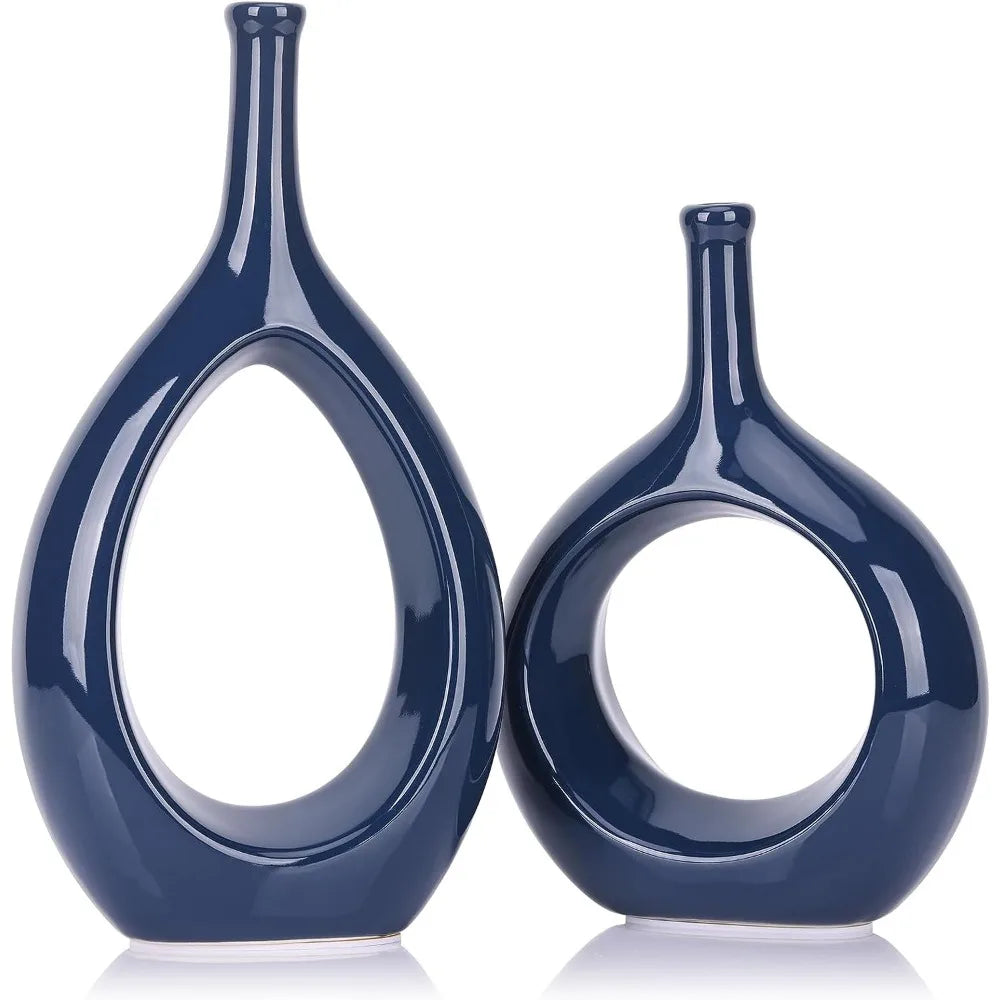 Moderne Hohllipse Vase