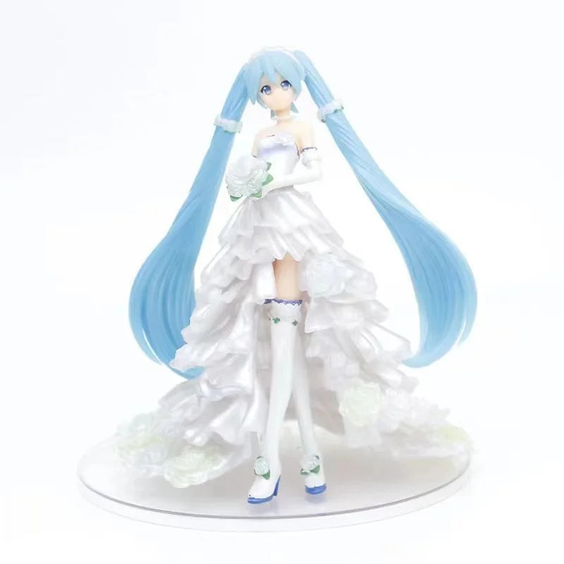 Neue Anime Miku Süß Kawaii Virtuelle Sängerin Miku Manga Statue Figuren PVC Actionfigur