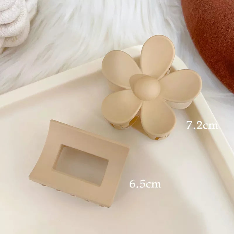 Kopfbedeckung Set Neue Damenmode Krallenclip Kaffee Schwarz Acryl Große Haarklammer Koreanisch Für Mädchen Clip Barrette Haarschmuck