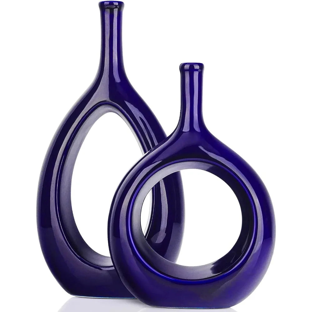 Moderne Hohllipse Vase