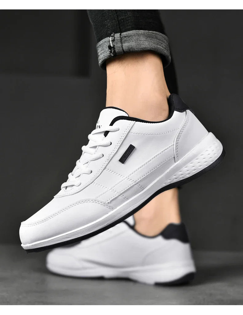 Leder Männer Schuhe Sneaker Männer Freizeit Schuhe Italienisch Freizeit Männer Rutschfeste Schuhe