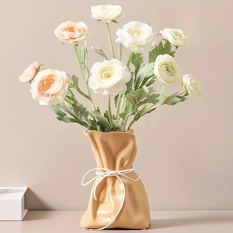 Papiertragetasche Vase