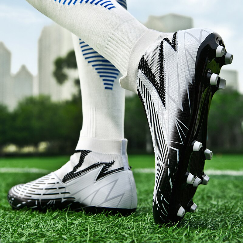 Fußballschuhe ohne Schnürsenkel Professionelle Fußballschuhe Herren Atmungsaktive Fußballschuhe Rutschfest Outdoor Training