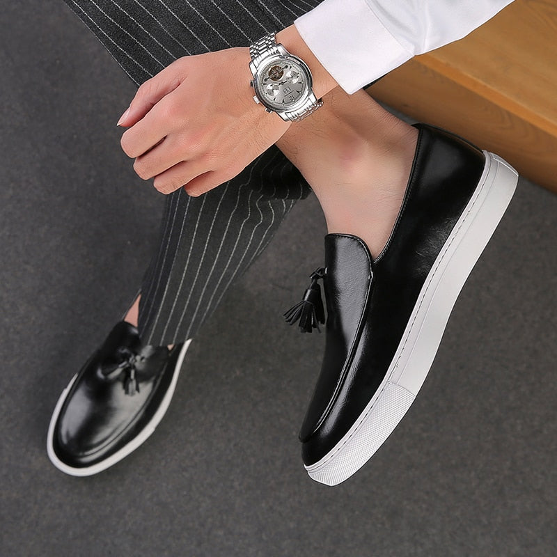 Lässige Sommerschuhe aus Leder für Herren