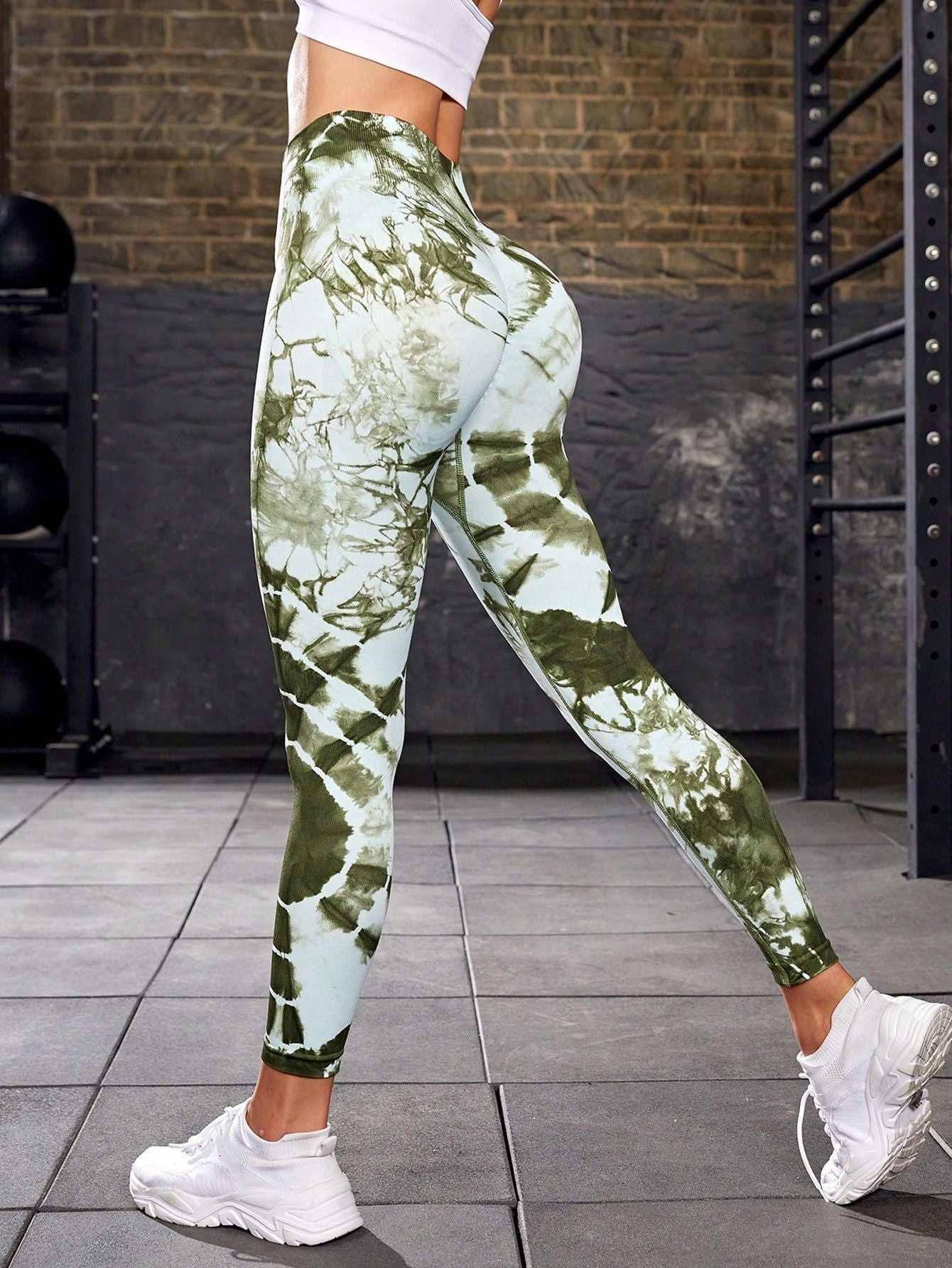 Frauen Druck Nahtlose Hose Leopard Hohe Taille Leggings Dünne Fitness Hose Push-Up Leggings Sporthose Gym Workout Leggings
