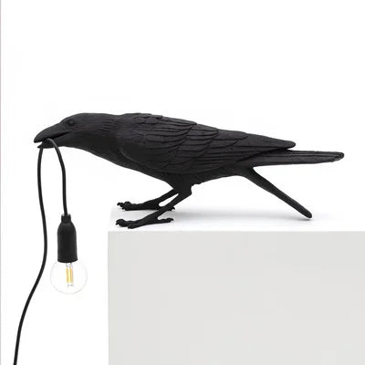 Moderne Lucky Bird Tischlampe – Kreatives Harz Tierdesign für Schlafzimmer und Wohnzimmer