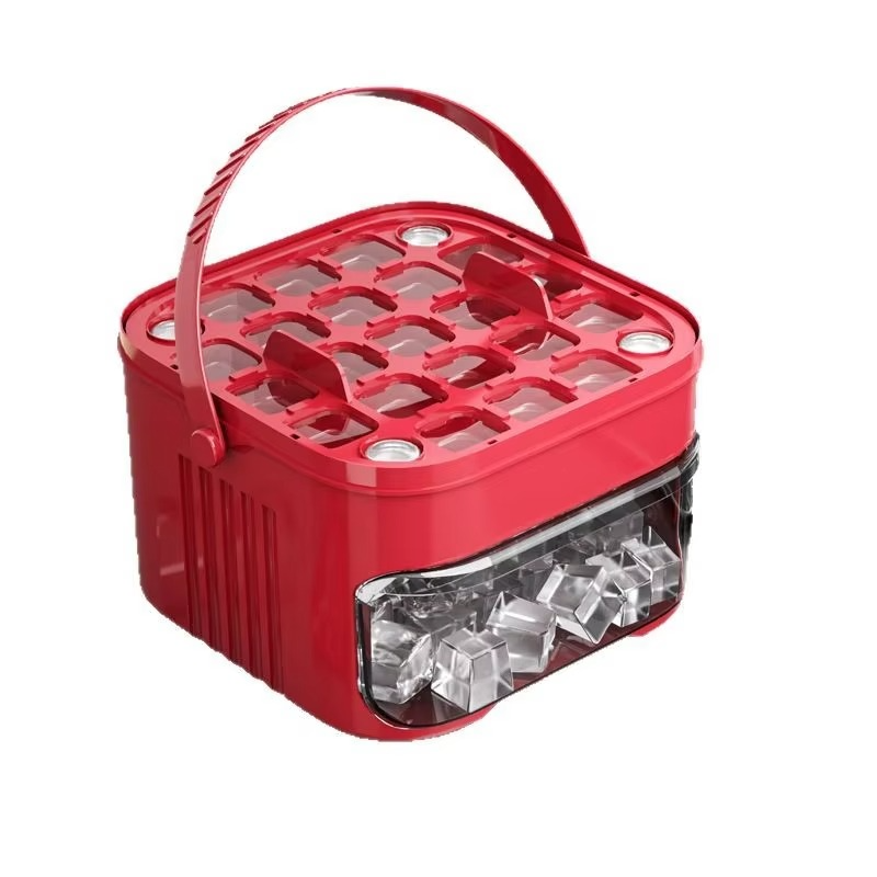 Sandsberg | Große 50-Würfel-Eiswürfelform mit leichtem Deckel zum mühelosen Entnehmen