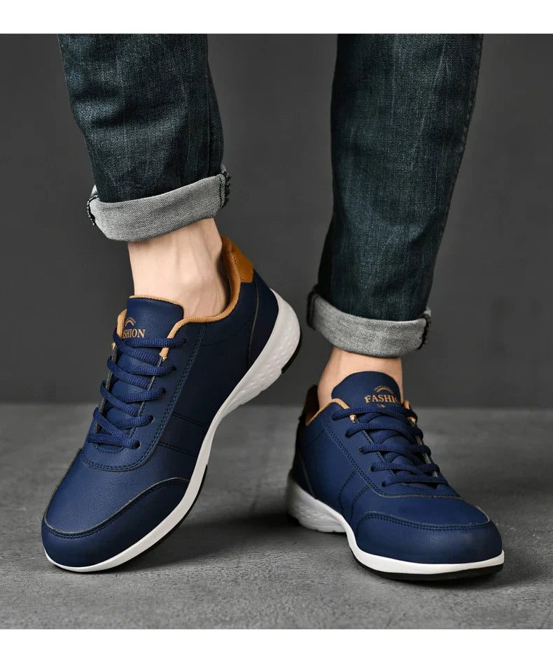 Leder Männer Schuhe Sneaker Männer Freizeit Schuhe Italienisch Freizeit Männer Rutschfeste Schuhe