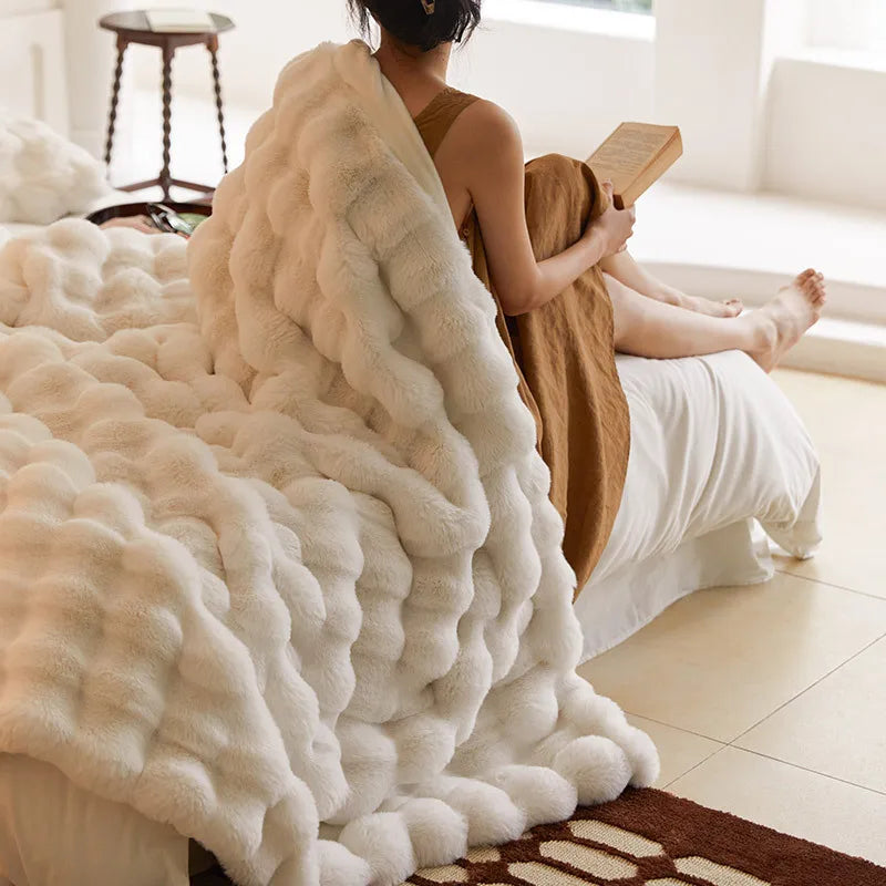 ChicWarmth - Luxus Plaid für ultimativen Komfort