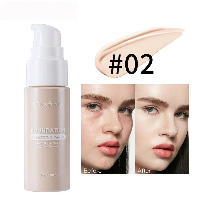 Sandsberg | Flüssige Gesichtsfoundation Creme Öl-Kontrolle BB Creme Matte Basis Aufhellende Concealer Langanhaltende Vollabdeckung Damen Make-up Kosmetik